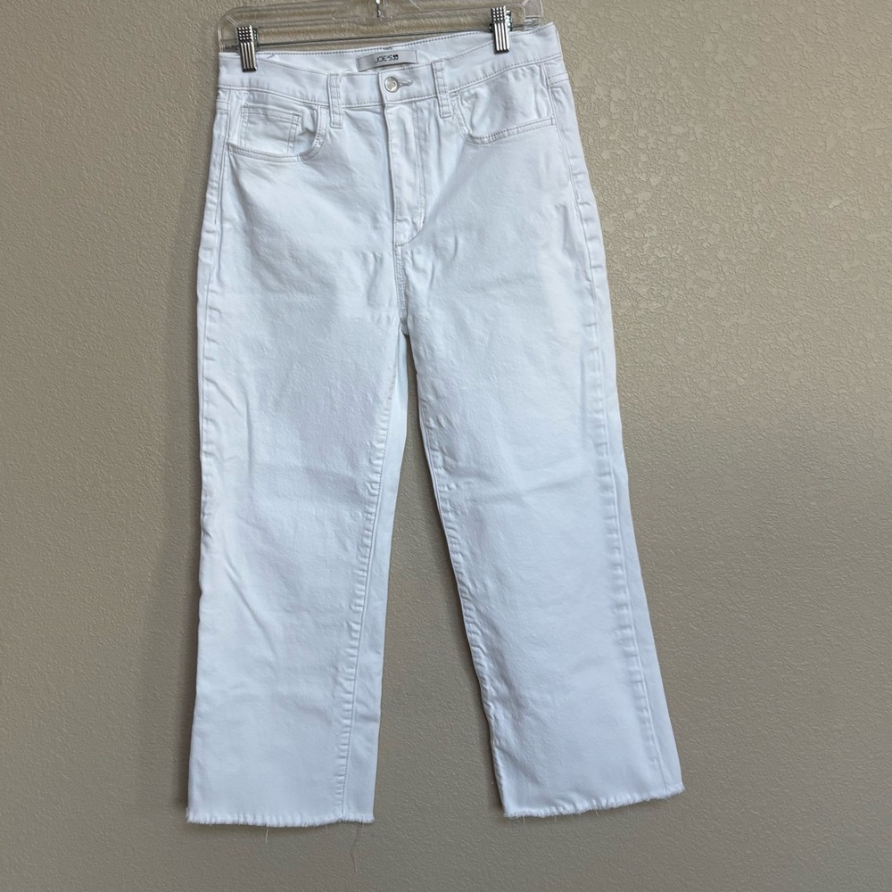 Joe's Jeans White Cropped Ankle Jeans - Picture 2 of 9